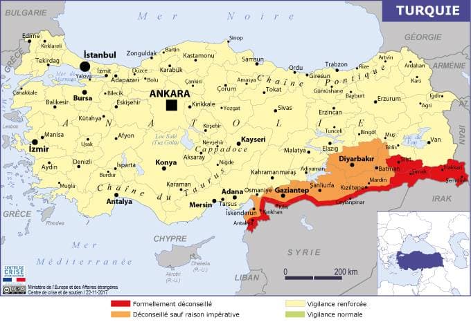 zone risque turquie