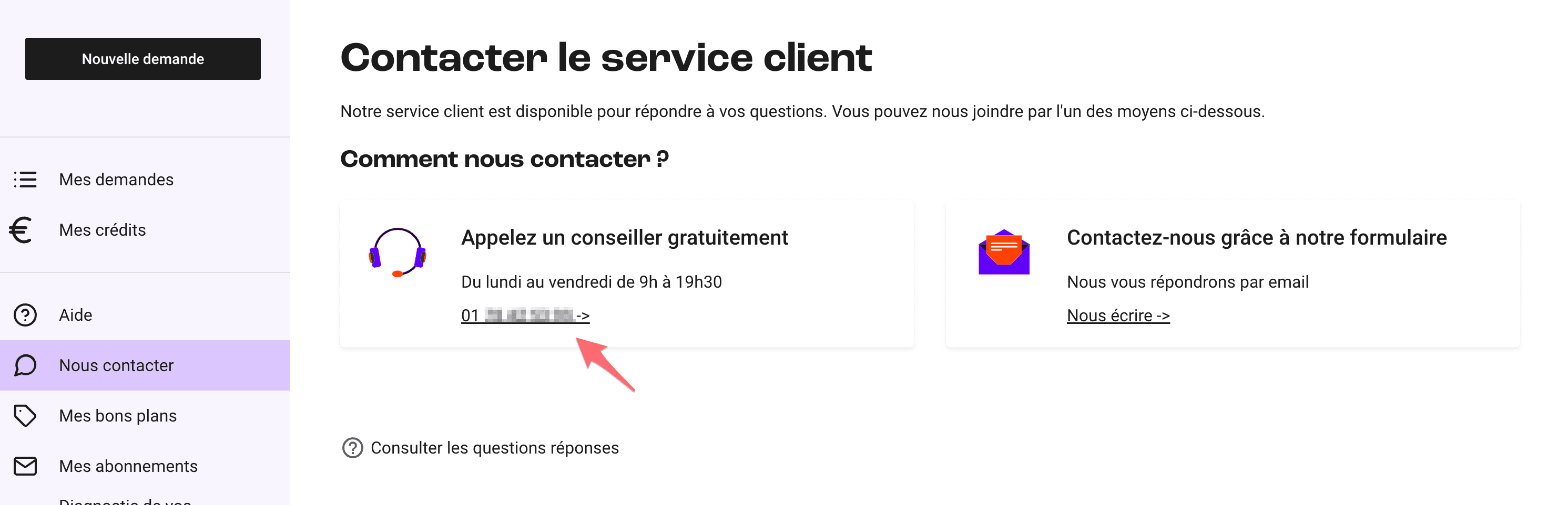 téléphone gratuit younited