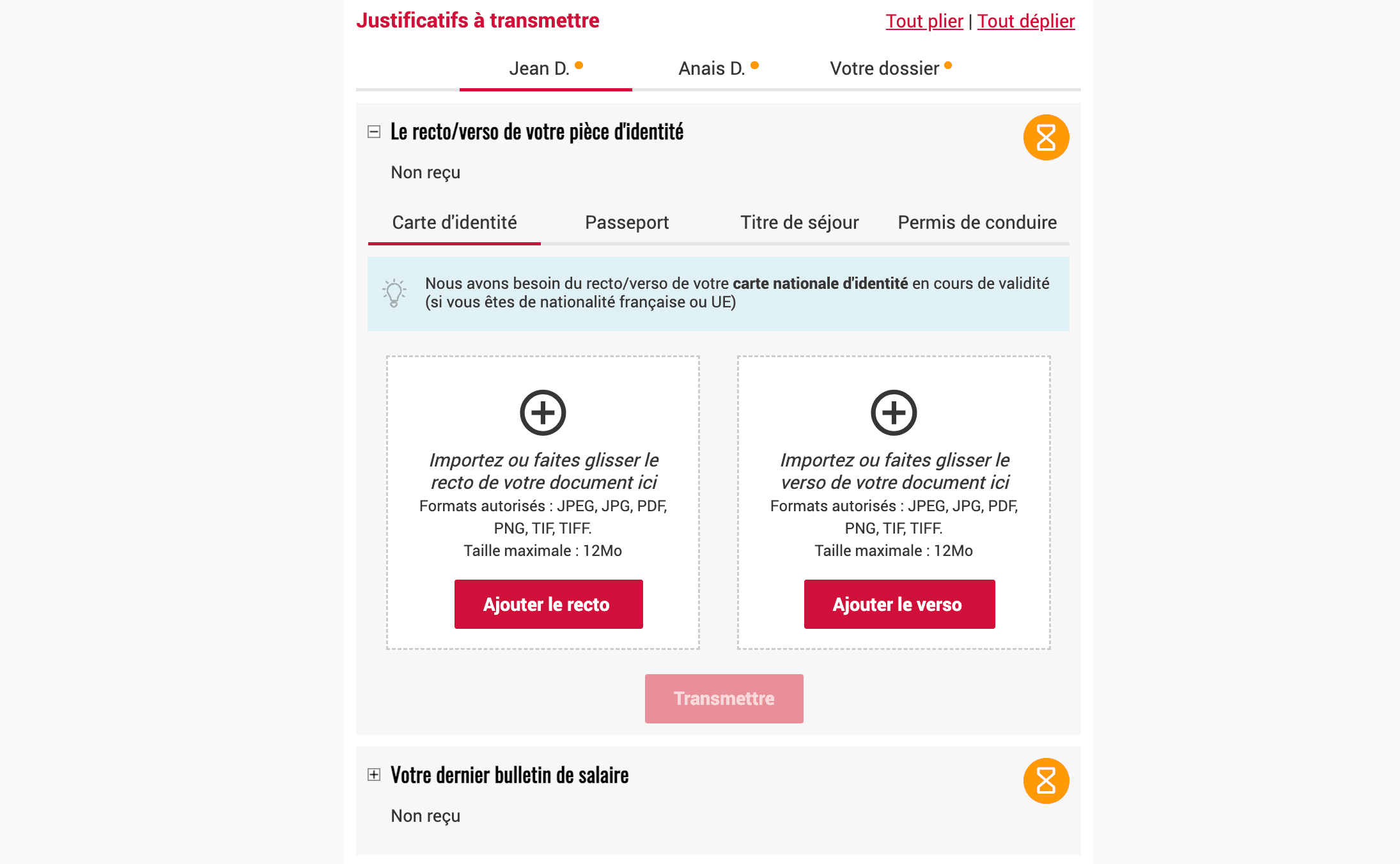 documents crédit cofidis