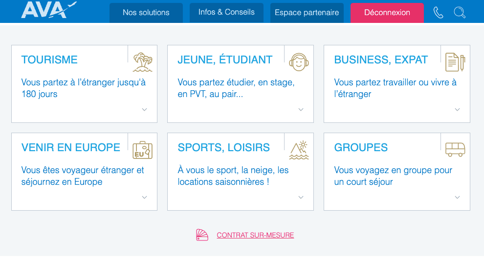 ava assurance voyage