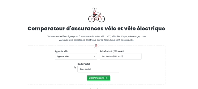 comparateur assurance velo